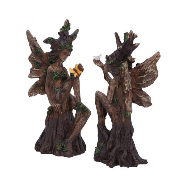 Woodland Beauty Tree Fairy Figurines (set of 2) 15.5cm - Image 3