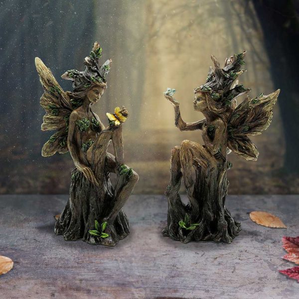 Woodland Beauty Tree Fairy Figurines (set of 2) 15.5cm - Image 5
