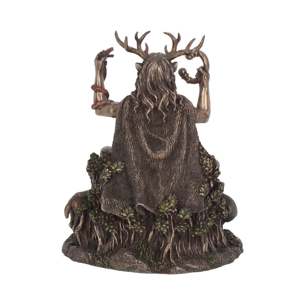 Cernunnos And Animals Horned God Bronze Figurine Gothic Legends