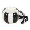 Black and White Striped Pumpkin Oil Burner - Image 2