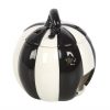 Black and White Striped Pumpkin Oil Burner - Image 3