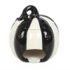 Black and White Striped Pumpkin Oil Burner - Image 4