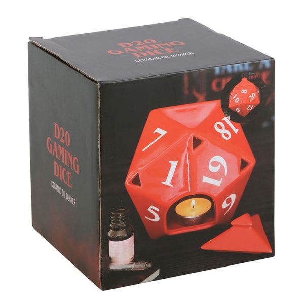 D20 Gaming Dice Shaped Oil Burner - Image 4