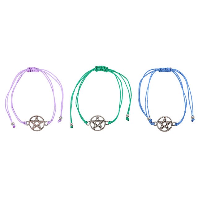 Set of 3 Coven Sisters Pentagram Bracelets - Image 2