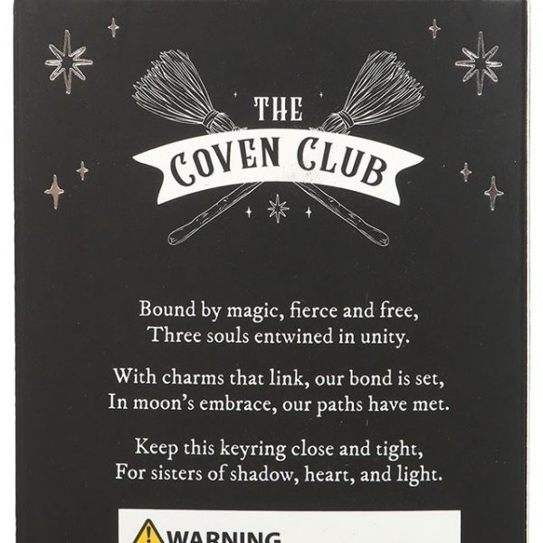 Set of 3 Coven Sisters Witch Hat Keyrings - Image 3