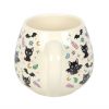 Cute and Creepy Cat Print Rounded Mug - Image 2
