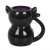 Cute and Creepy Black Cat Mug - Image 3
