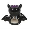 Cute and Creepy Bat Cat Oil Burner and Wax Warmer - Image 3