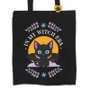 In My Witch Era Bat Cat Polycotton Tote Bag with Enamel Pin - Image 2