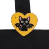 In My Witch Era Bat Cat Polycotton Tote Bag with Enamel Pin - Image 3