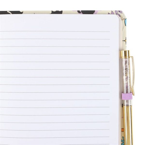 Cute and Creepy Print A5 Notebook with Amethyst Pen - Image 3