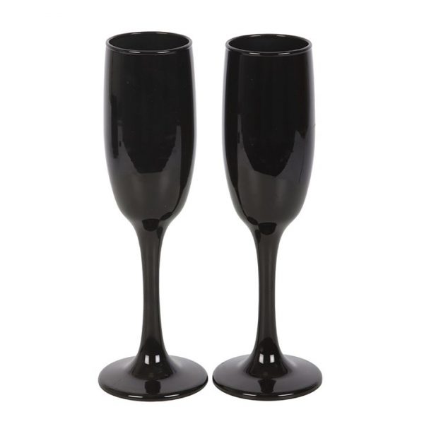 Set of 2 Dead Thirsty Champagne Flutes - Image 2