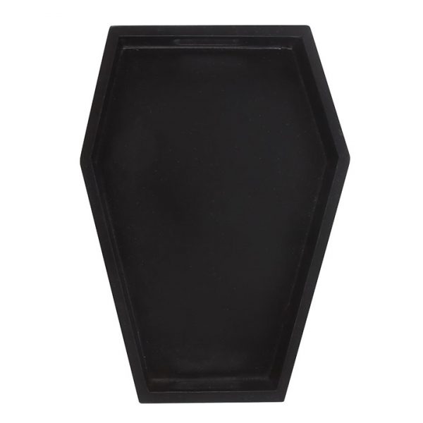 Plain Black Coffin Trinket Tray - Image 2