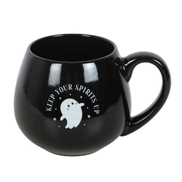 Keep Your Spirits Up Rounded Ghost Mug - Image 3