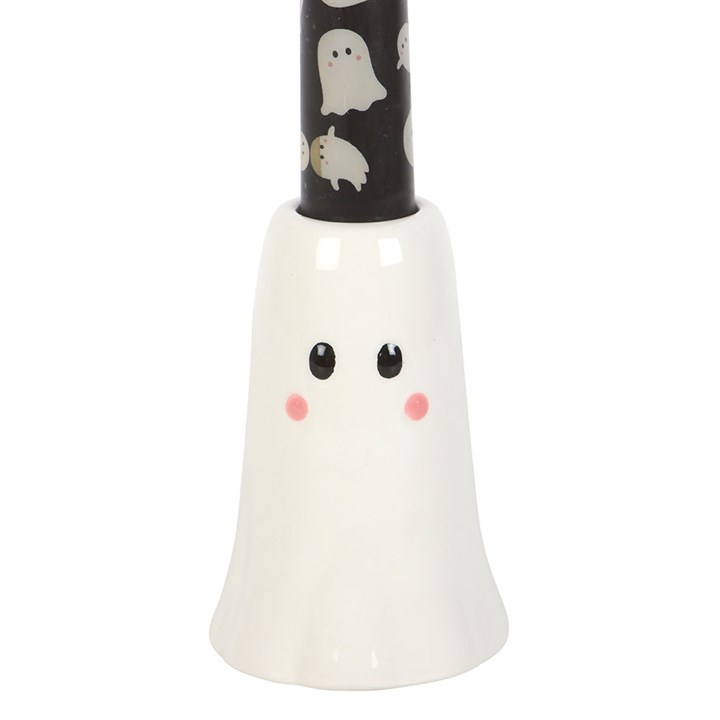Sweet Ghost Candle Holder with Taper Candle - Image 2