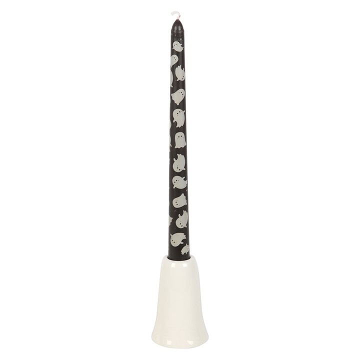 Sweet Ghost Candle Holder with Taper Candle - Image 4