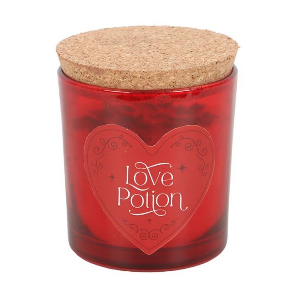 Love Potion Raspberry Crystal Chip Candle - Image 4