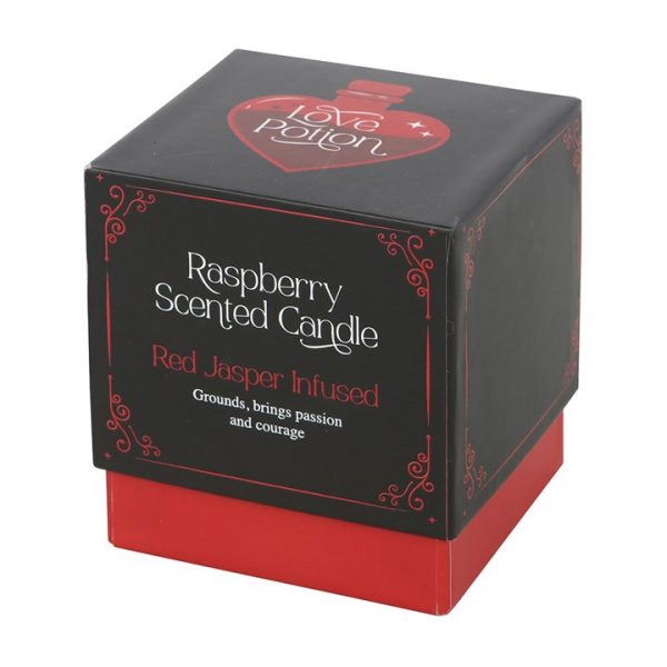 Love Potion Raspberry Crystal Chip Candle - Image 5