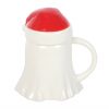 Ghost Shaped Mug with Santa Hat Lid - Image 4
