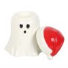 Ghost with Santa Hat Oil Burner and Wax Warmer - Image 2