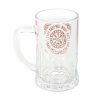 Viking Compass Glass Beer Tankard with Coaster - Image 2