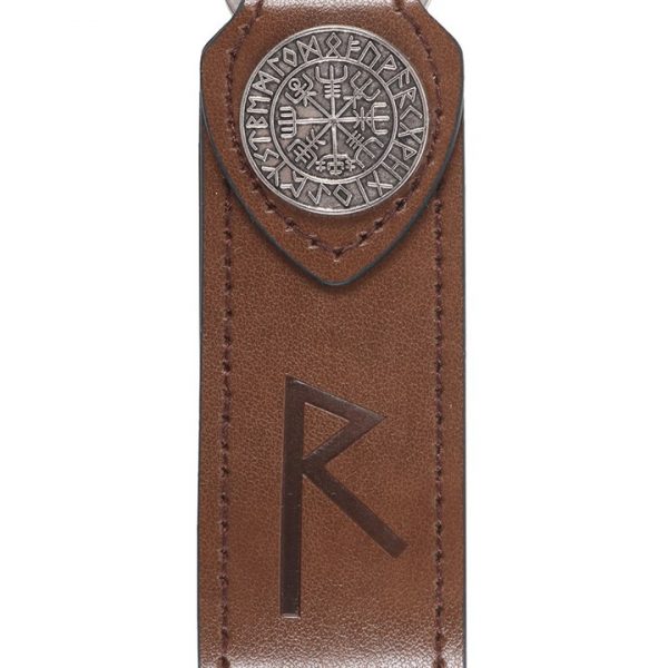 Journey Viking Rune Faux Leather Keyring - Image 2