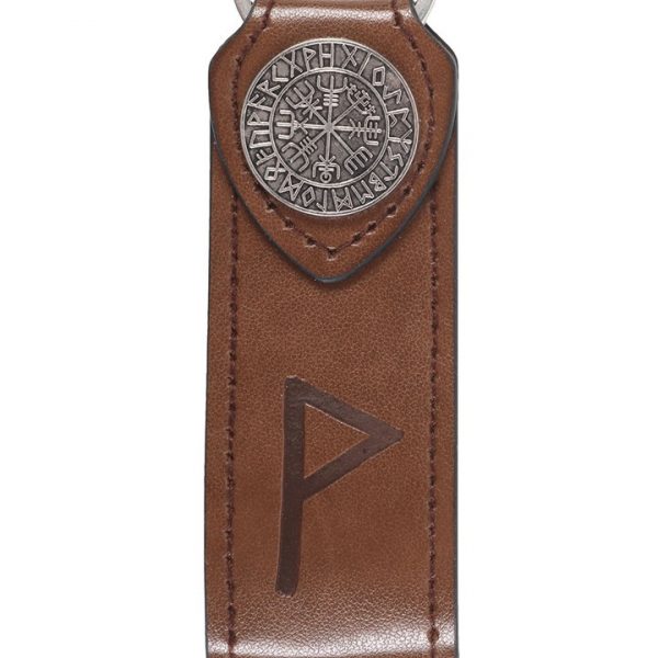 Joy Viking Rune Faux Leather Keyring - Image 2
