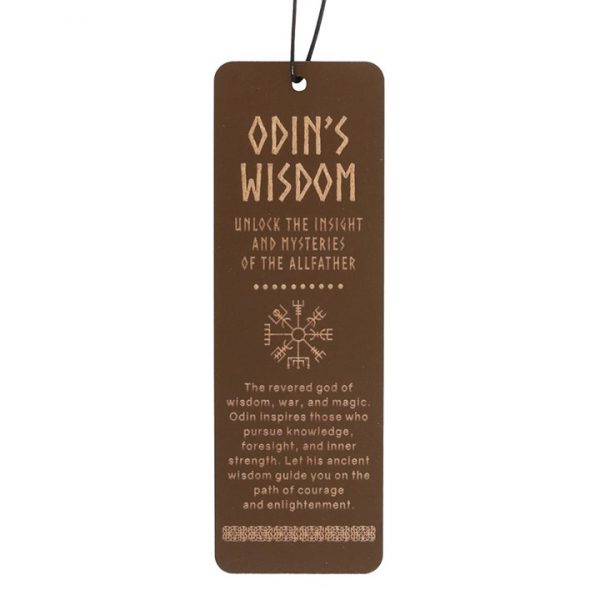 Odin's Wisdom Wooden Bookmark - Image 2