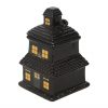 Black Haunted House Oil Burner and Wax Warmer - Image 3