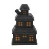 Black Haunted House Incense Cone Holder - Image 2