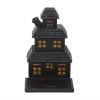 Black Haunted House Incense Cone Holder - Image 3