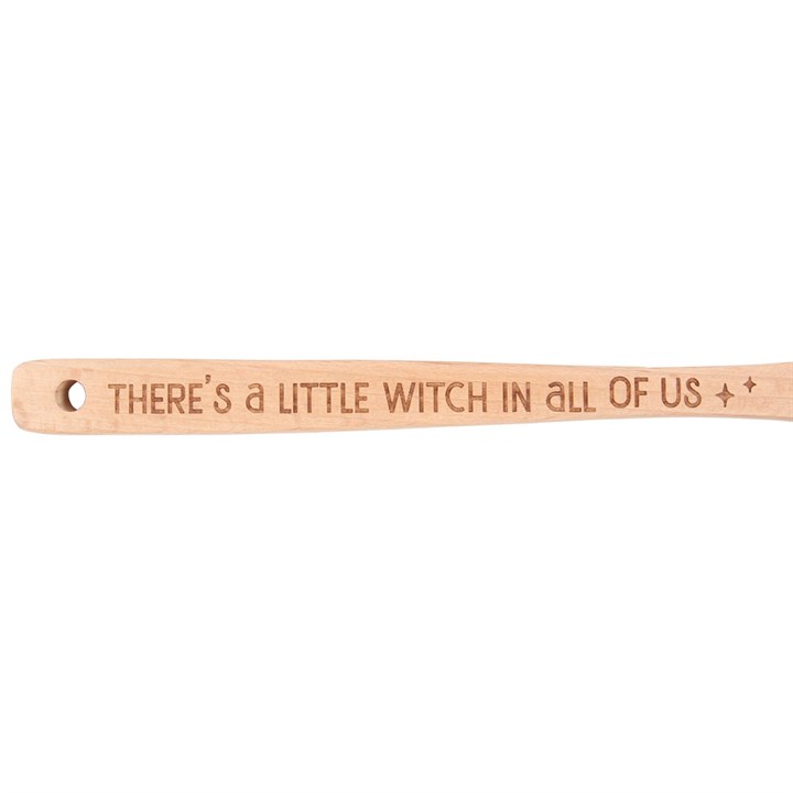 Little Witch in All of Us Wooden Pentagram Spoon - Image 3