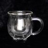 Clear Double Walled Glass Cauldron Mug - Image 3