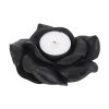 Black Rose Resin Tealight Candle Holder - Image 2