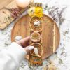 9in Ritual Wand Smudge Stick with Rosemary, Palo Santo and Quartz - Image 5