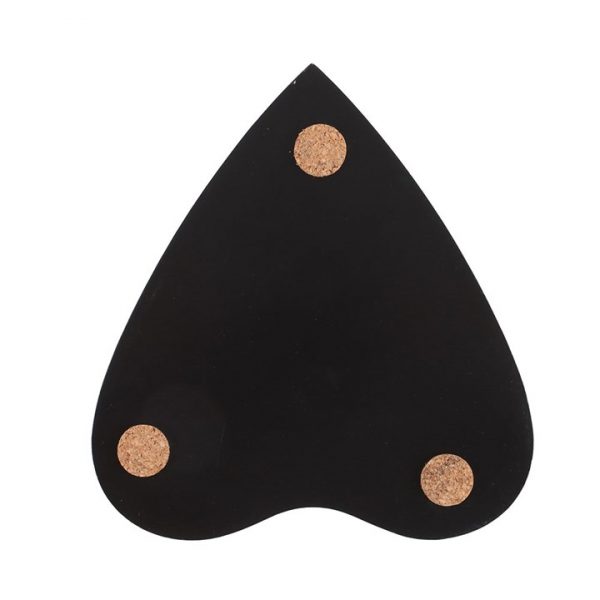 Black Talking Board Planchette Coaster Set - Image 4