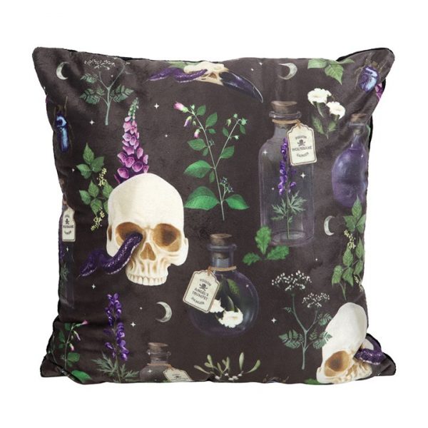 35cm Square Venom & Vines Print Cushion - Image 2