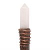 Thin Energy Clearing Aura Quartz Crystal Wand - Image 2