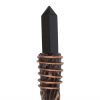 Thin Protection Black Obsidian Crystal Wand - Image 2