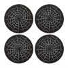 Black Spiderweb Coaster Set - Image 3