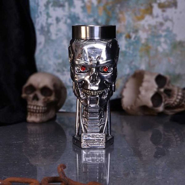 Terminator 2 Head Goblet 17cm - Image 5