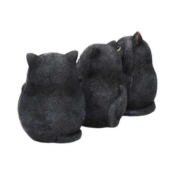 Three Wise Fat Cats 8.5cm See No, Hear No, Speak No - Image 3