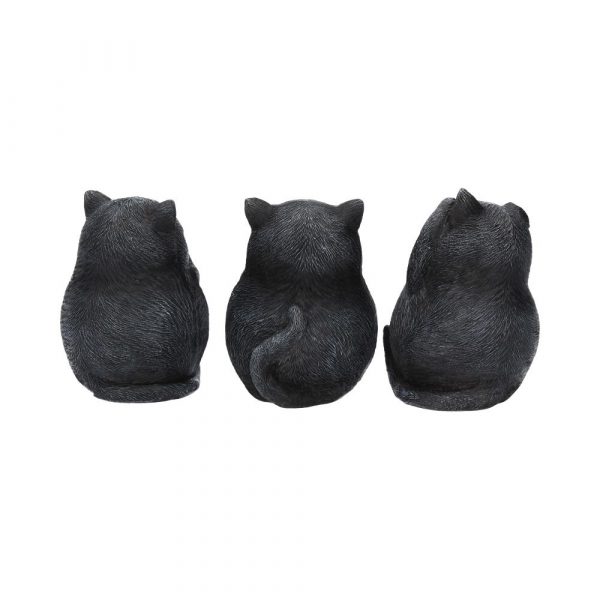 Three Wise Fat Cats 8.5cm See No, Hear No, Speak No - Image 4