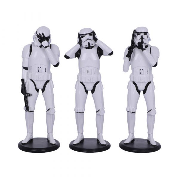 Three Wise Stormtrooper 14cm See No, Hear No, Speak No