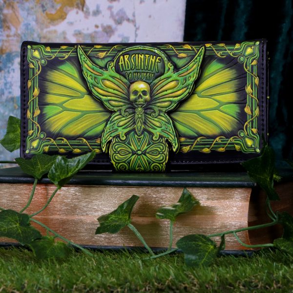 Absinthe - La Fee Verte Embossed Purse 18.5cm - Image 5