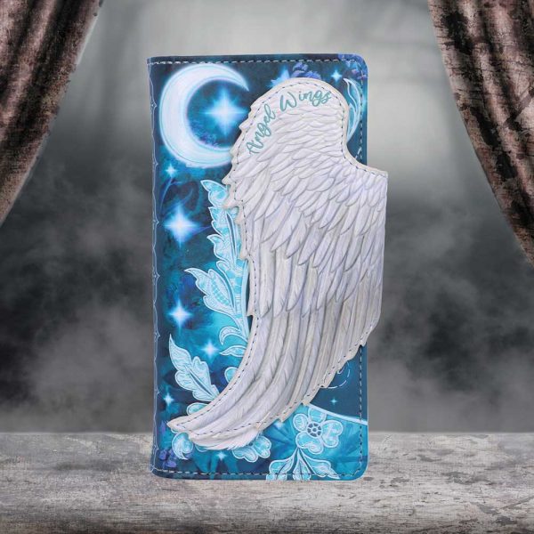 Angel Wings Embossed Purse 18.5cm - Image 5