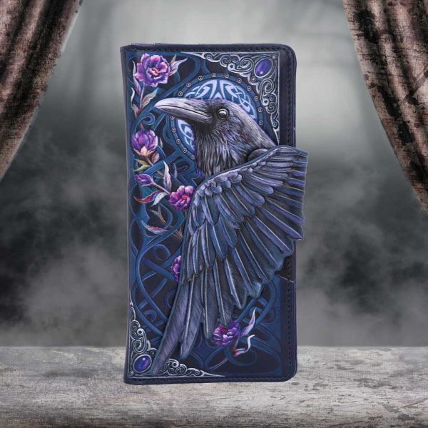 Ravens Flight Embossed Purse 18.5cm - Image 5