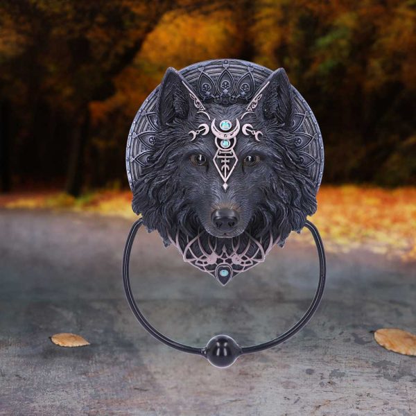 Wolf Moon Door Knocker 20.5cm - Image 5