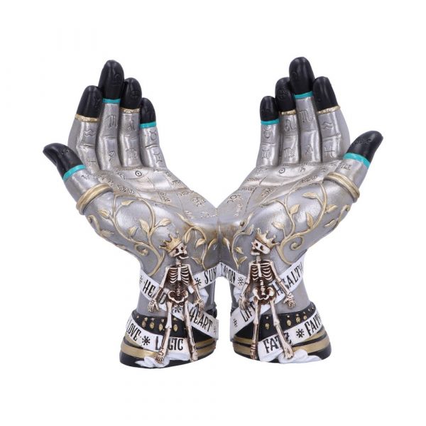 Hands of the Future Crystal Ball Holder 20cm Palmistry