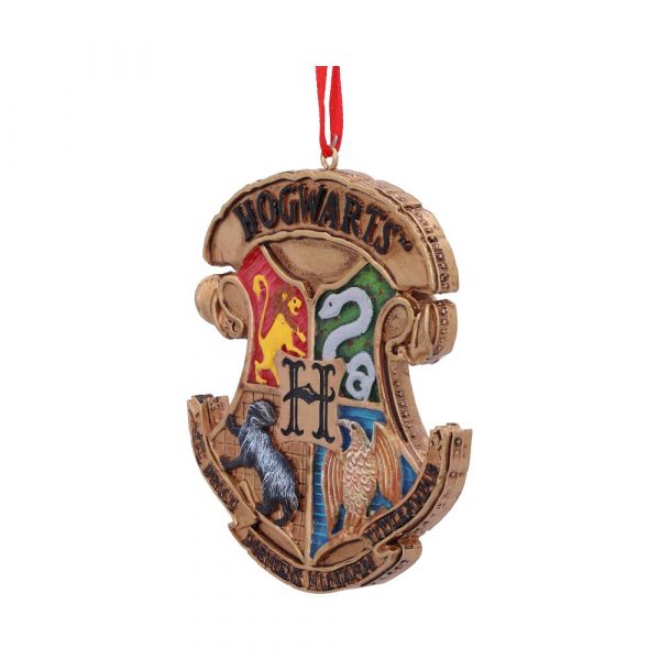 Harry Potter Hogwarts Crest Hanging Ornament 8cm - Image 3
